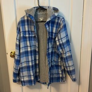 Llbean jacket, fleece lined